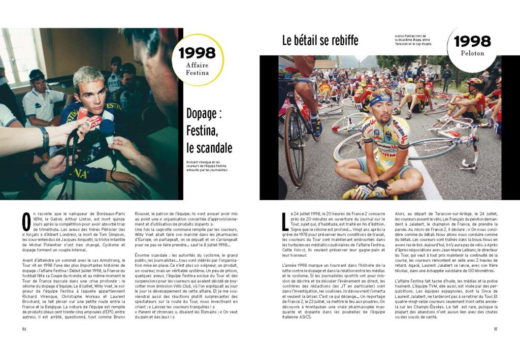 1998 Virenque et l'Affaire Festina, la gréve des coureur