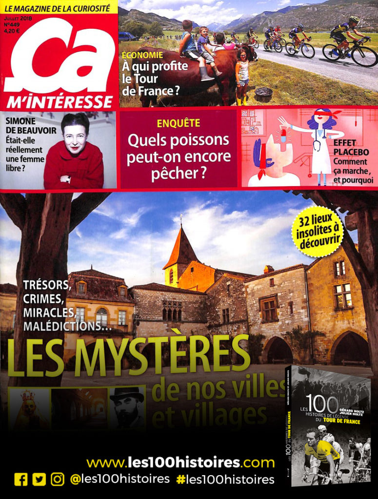 Couverture magazine Ça M'intéresse de Juillet 2018 avec un dossier spécial Tour de France