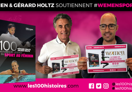 Engagement féministe : Julien et Gérard Holtz co-auteurs des 100 Histoires de Légende du Sport au Féminin soutiennent #WeMenSports